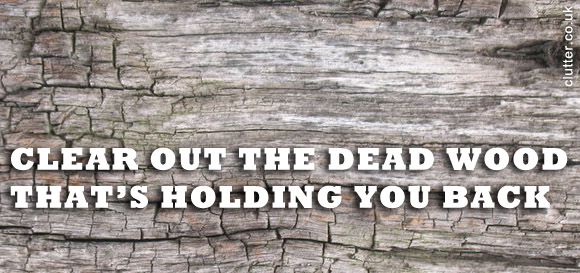 Clear Out The Dead Wood That’s Holding You Back