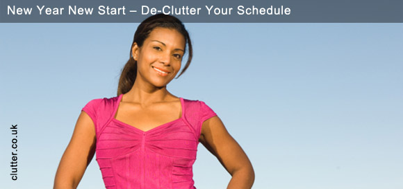 New Year New Start - De-Clutter Your Schedule